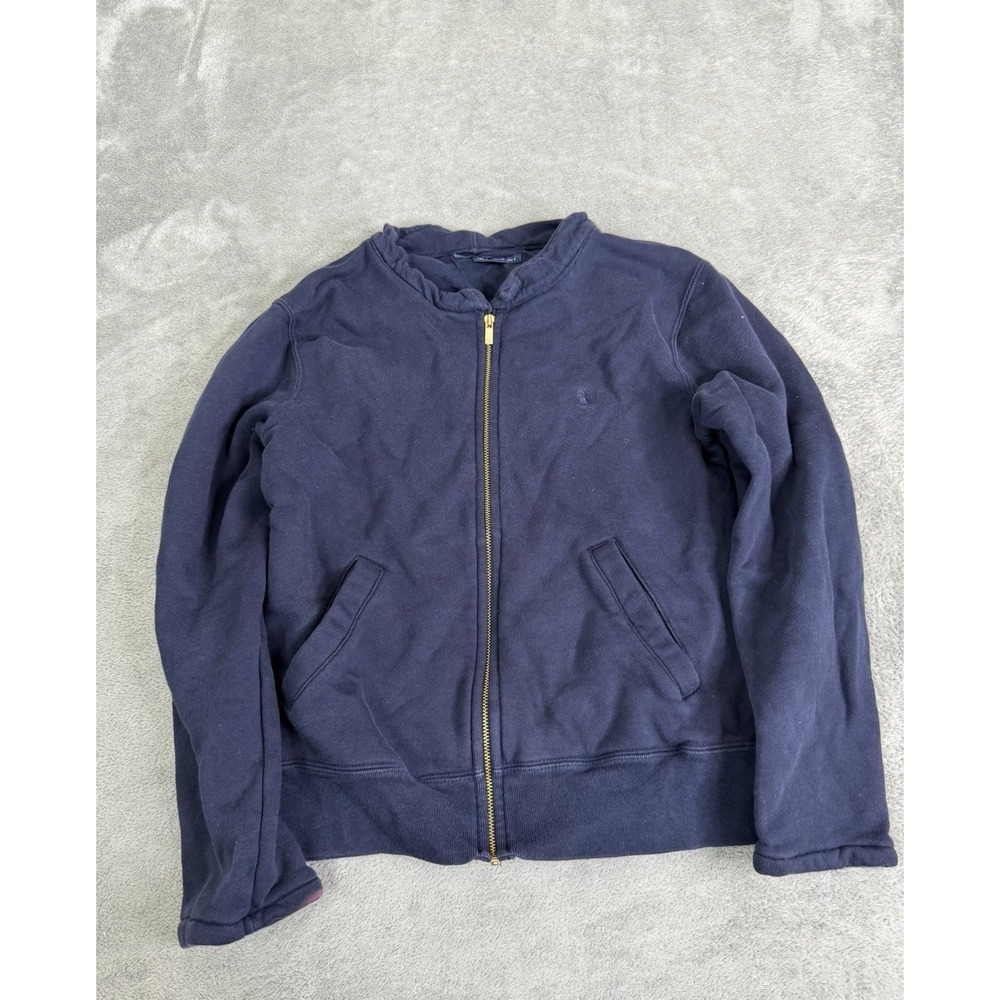 Ralph Lauren Sport Full Zip Hoodie Women's Size Small Blue